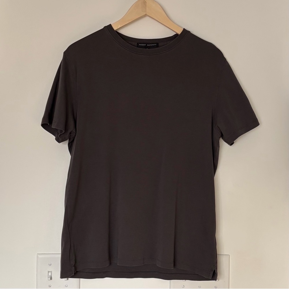 Robert Barakett Dark Brown Short Sleeve Crewneck Tee